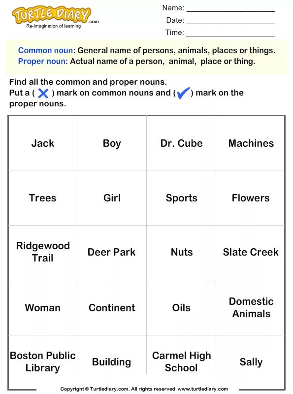Divide these nouns into proper. Proper and common nouns. proper nouns and common nouns. common proper noun worksheet. common and proper.