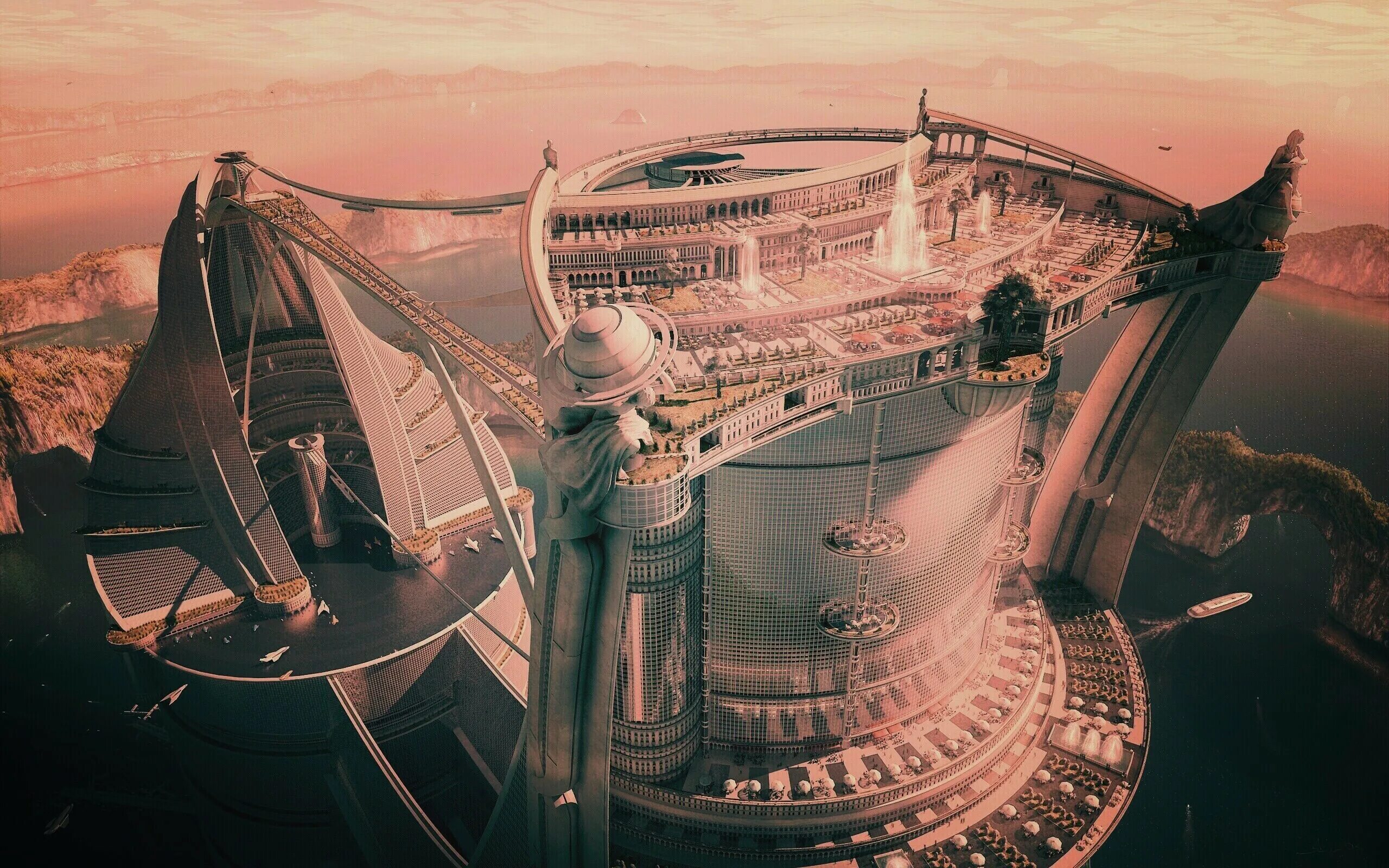 обои город будущего. обои город будущего. город будущего арт. экуменополис корусант. обои город будущего.