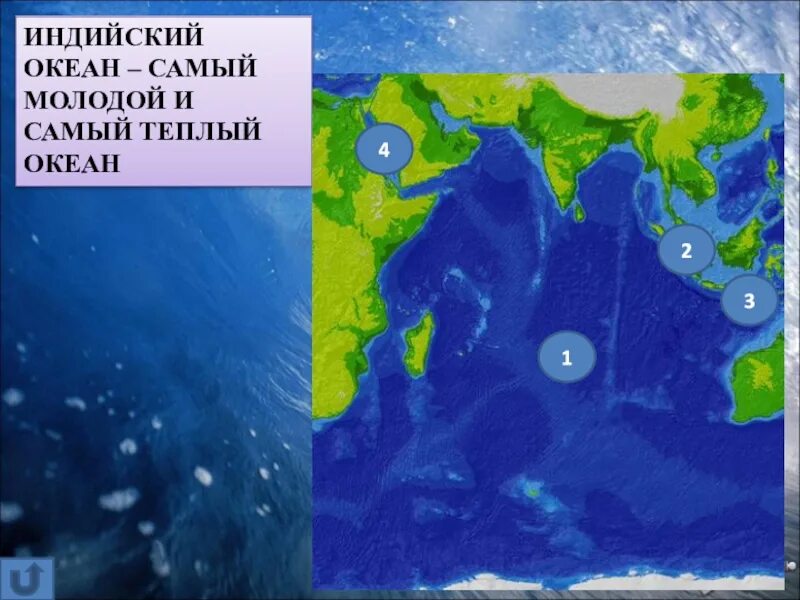 Сухой океан где. Самый теплый океан. Индийский океан самый теплый. Самый теплый океан индийский или тихий.