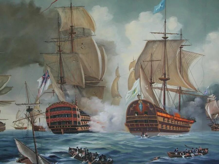 Битва у трафальгара итог. Трафальгарская битва 1805. трафальгарское сражение 1805 корабли. 1805 год трафальгарское сражение. трафальгарская битва картина.