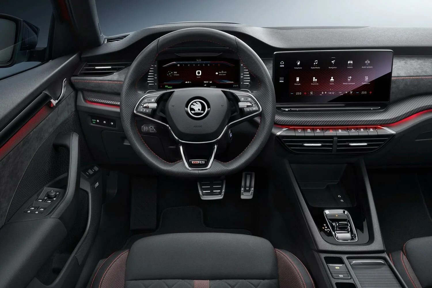 Skoda octavia rs 2020 2023. Skoda Octavia RS 2021 салон. Škoda Octavia 2021 салон. Skoda Octavia 2021 салон. Skoda Octavia 2021 Interior.