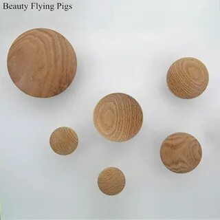 Крючки круглые деревянные