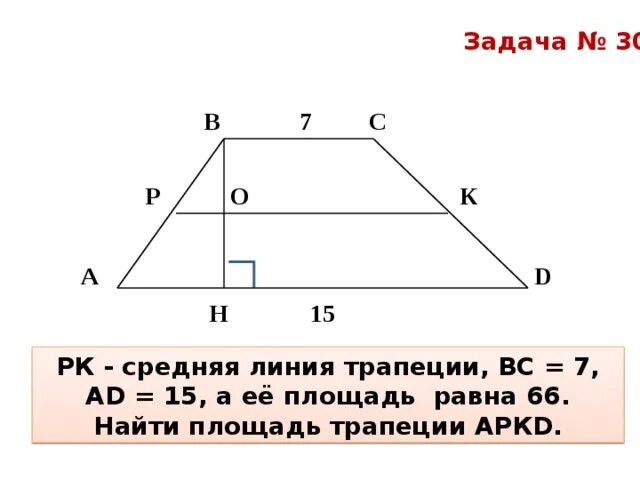 Четырехугольники. Задачи по готовым чертежам.