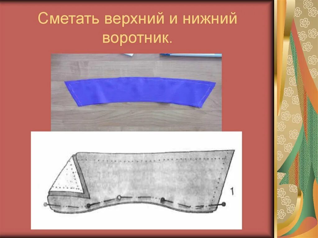 Верхний воротник. Втачной воротник. Стояче отложной воротник. Нижний воротник и верхний воротник.