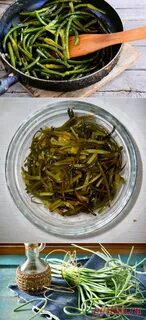 Стрелки чеснока заготовки
