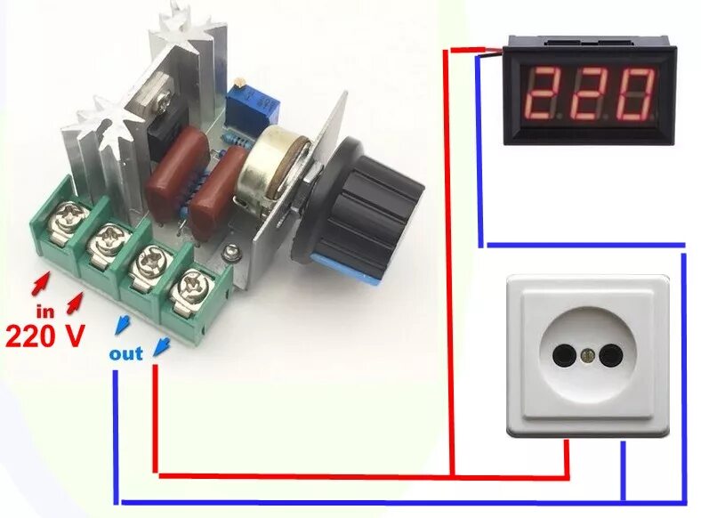 Хорошие регуляторы напряжения. Схема подключения регулятора напряжения 220 вольт. Вольтметр цифровой на 220 вольт. Цифровой регулятор напряжения 220в. Регулятор напряжения 220в 2000ватт.