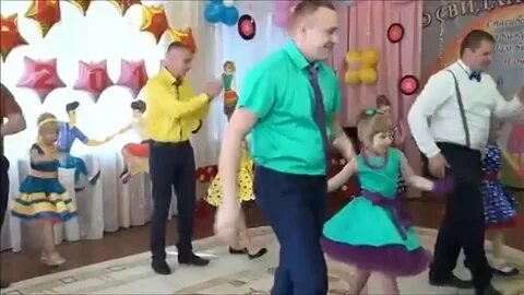 Танец стиляги в детском саду