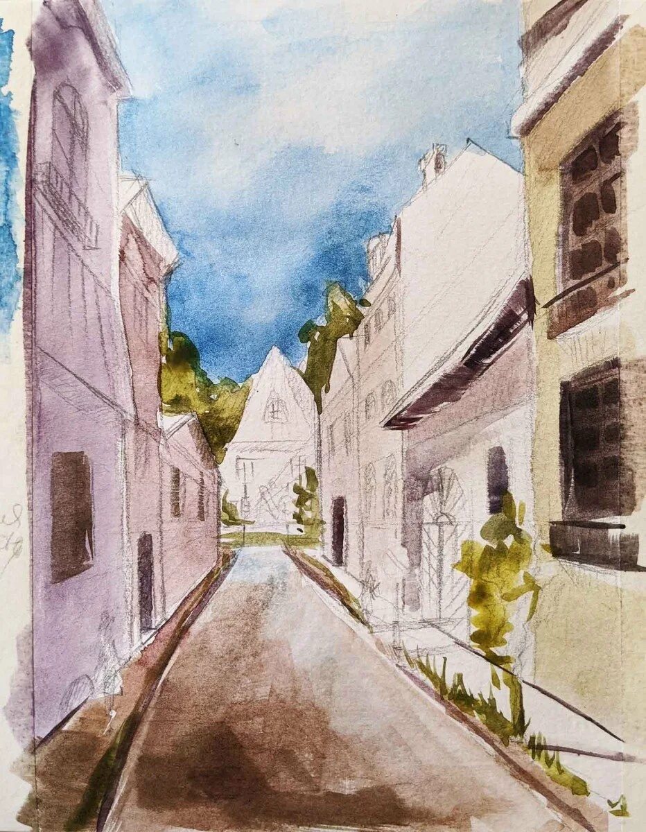 Наброски городского пейзажа. Город карандашом. Город рисунок карандашом. Зарисовки города. Городской пейзаж рисунок карандашом.