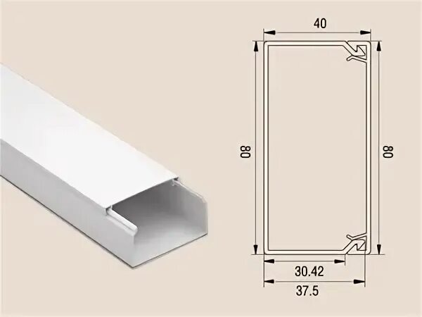 Кабель-канал Рувинил 80х40х2000 мм цвет белый РКК-80х40 RUVINIL. Кабель-канал белый 2-й замок в п/э 80х40 Промрукав. Кабель-канал RUVINIL 80х40 (коричневый) (2 м).