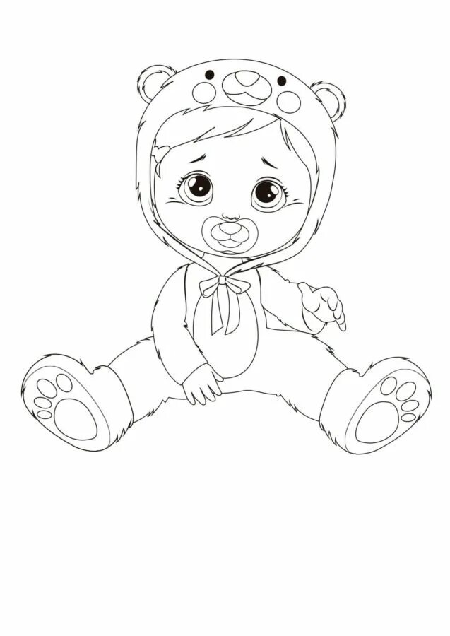 Край бебис раскраска для детей распечатать A PINTAR! Bebés Llorones Lágrimas Mágicas Baby coloring pages, Baby magic, Cry b