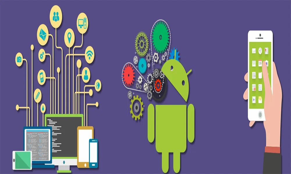 Android ide. Баннер разработка приложений. баннер андроид. android development. лого мобильные разработчики.