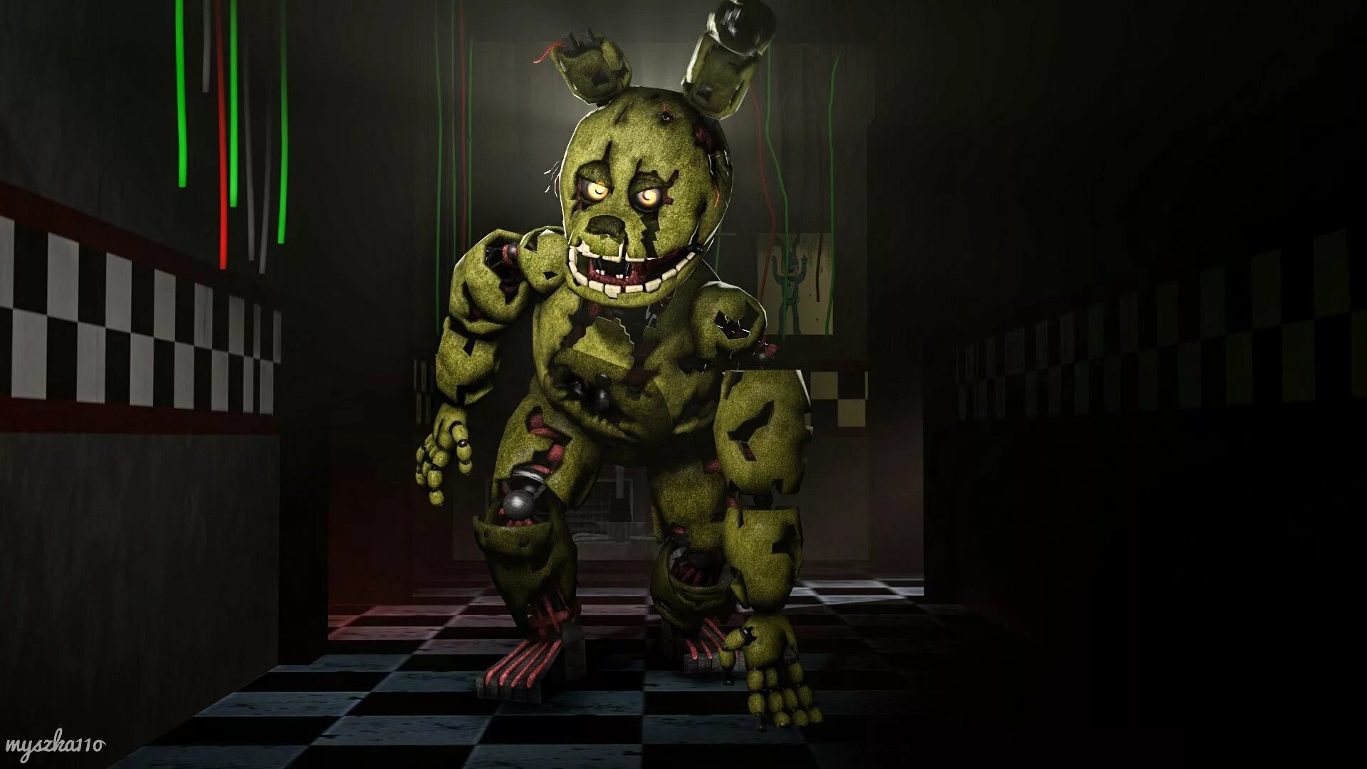 Five Nights at Freddy's 3 СПРИНГТРАП. Спринг трап ФНАФ. Спринг трап ФНАФ 3. Спрингтрап части