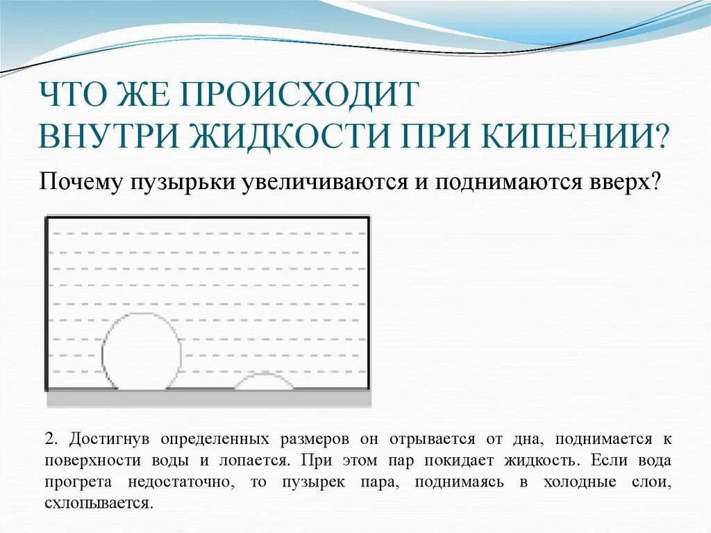 Почему пар поднимается вверх