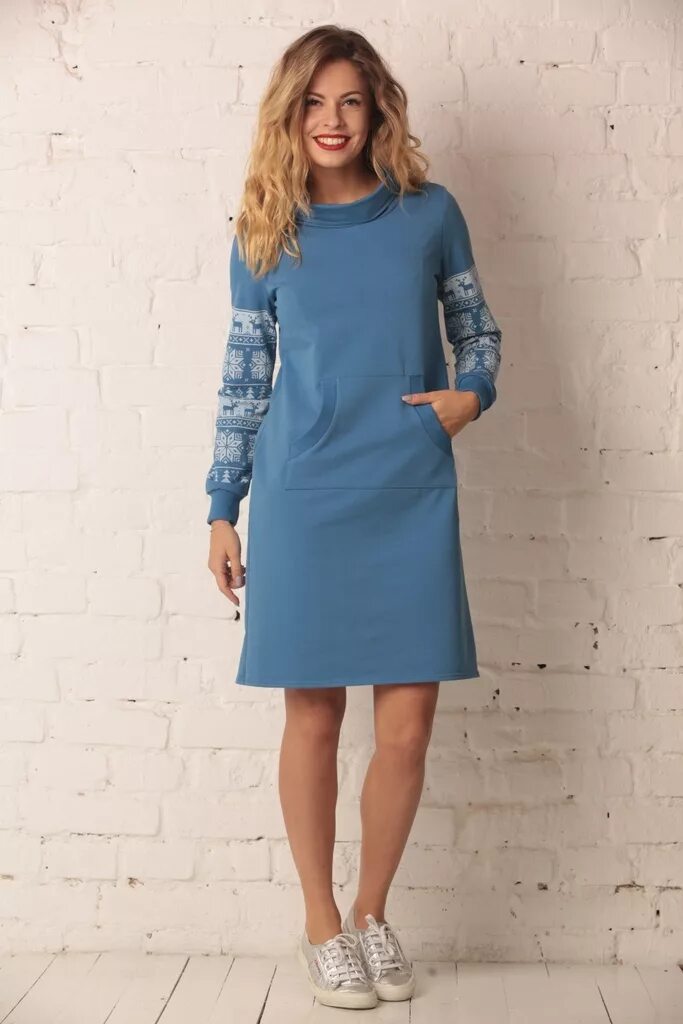 фасоны из футера. фасоны из футера. платье mix mode (50, меланж). спортивное платье. платье из футера для женщин.