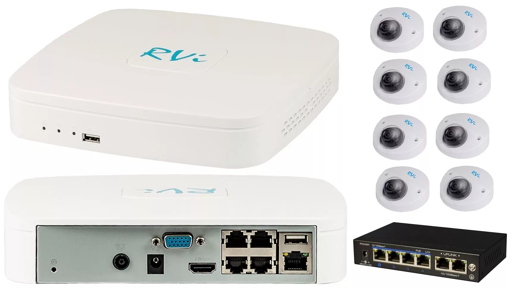Видеорегистратор nvr poe. Rvi-ipn81-8p. poe nvr видеорегистратор. коммутатор 8-ми портовый (с поддержкой poe) rvi-2nsi08f-2h. hnvr регистратор на 8 камер poe.