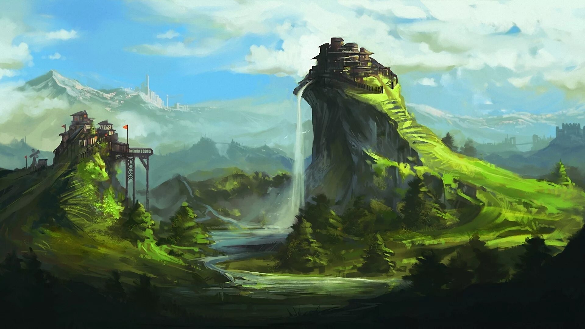 Drawn world