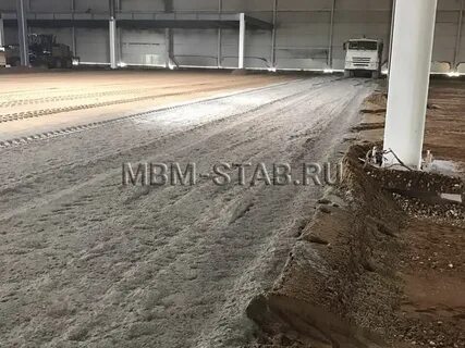 Стабилизация грунта известью