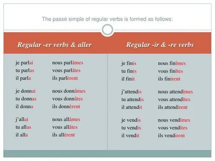 Special verbs