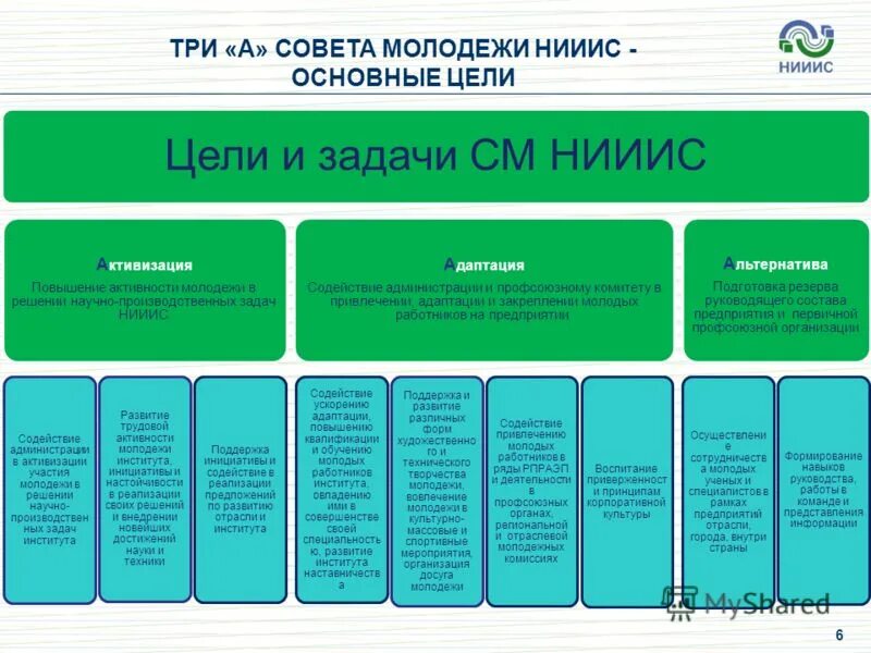 Цели совета первых. НИИИС логотип. Научно производственная задача. Молодежный совет цели и задачи. Цели и задачи НИИ культуры.