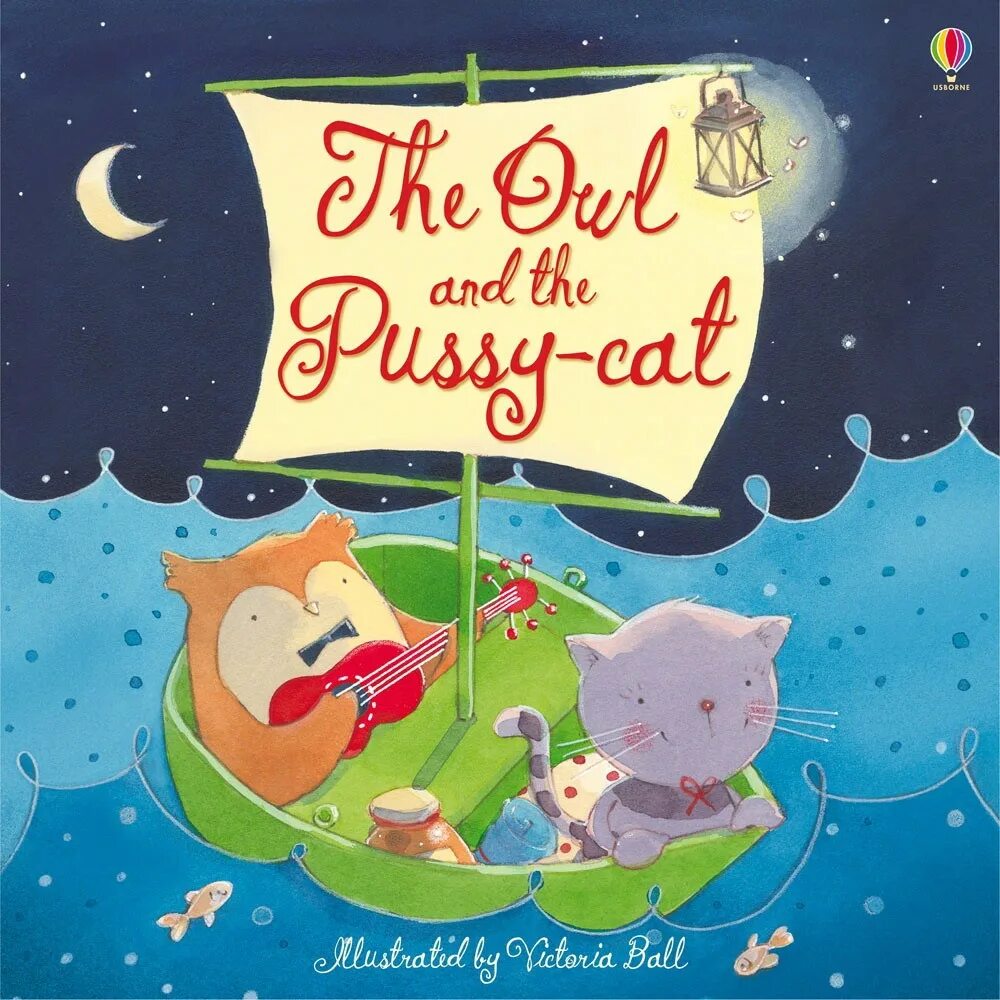 The owl and the pussycat. Обложка картинка the Owl and the Pussycat by Edward Lear.