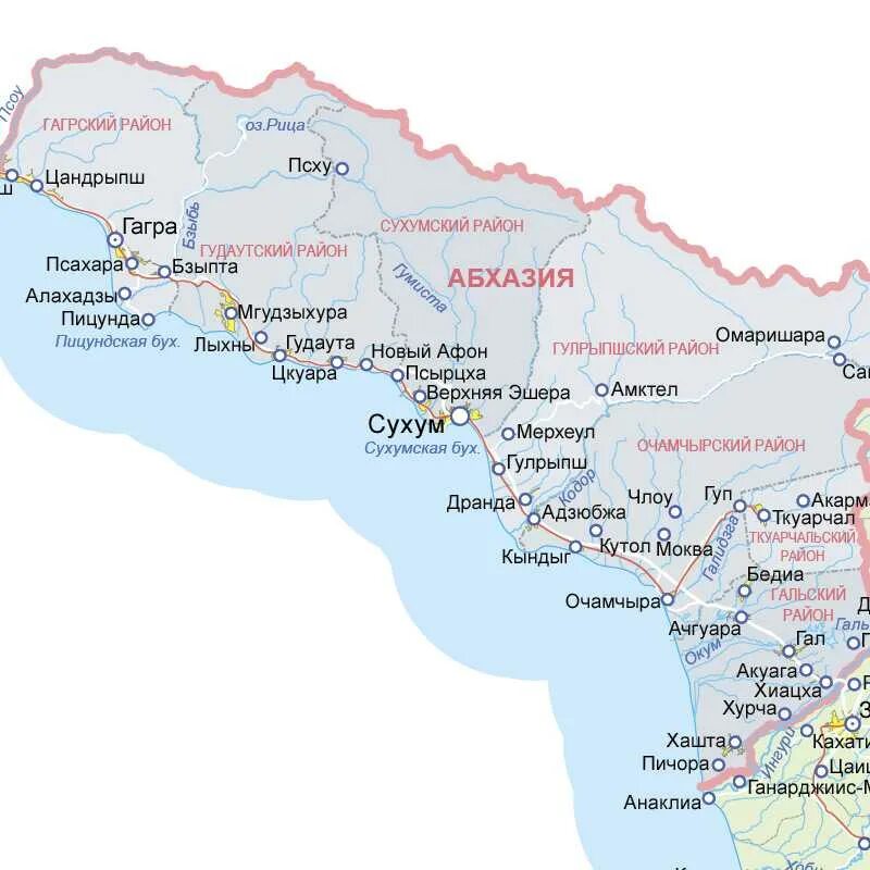 Где находится пицунда