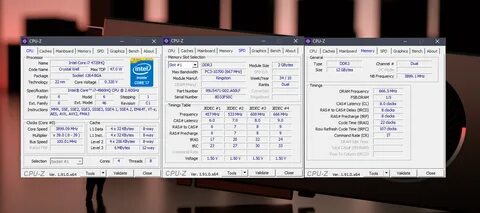 Cpu z память