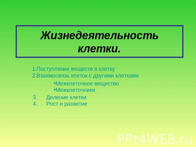 Тест жизнедеятельности клетки