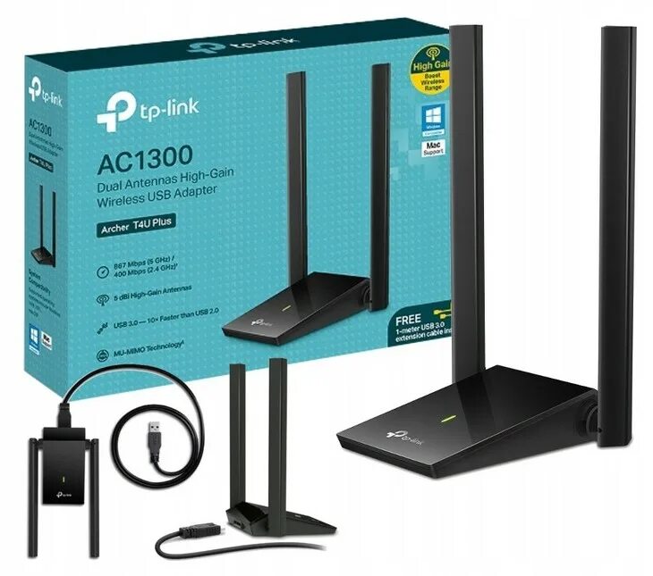 Tp link t4u plus. TP-link AC 1300 Archer t4u Plus. Wi-Fi адаптер TP-link Archer t4u Plus. Адаптер беспроводной TP-link Archer t3u Plus USB ас1300. TP-link Archer t4u ac1300 плата.