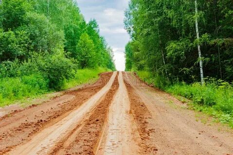 Выезжая с грунтовой дороги