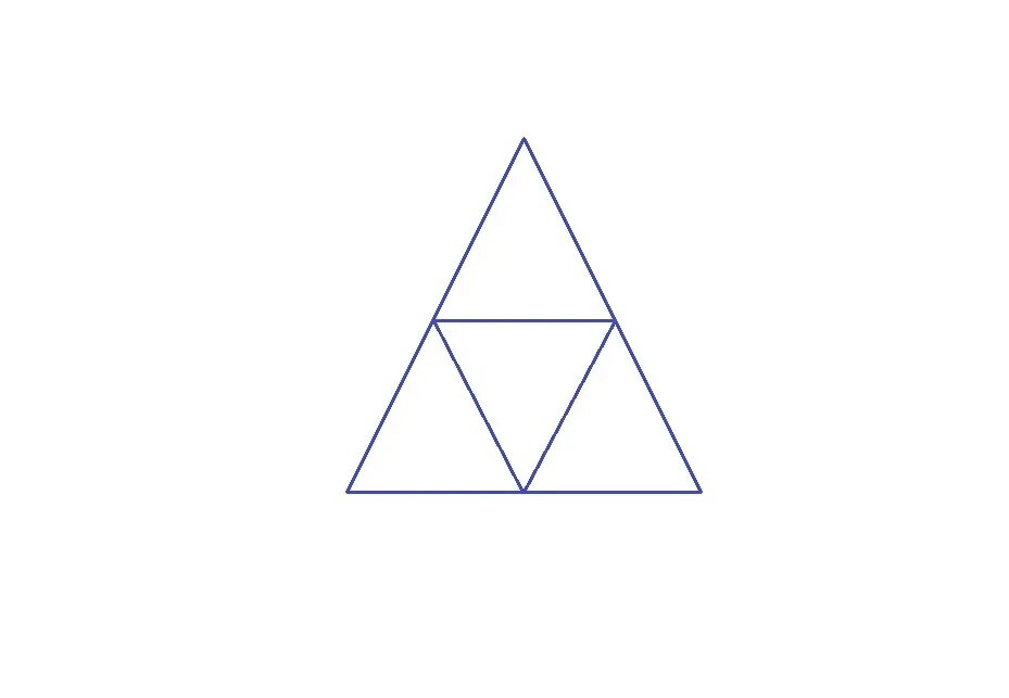 Найди и запиши номера равнобедренных треугольников. Равнобедренный треугольник. Фигуры внутри треугольника. Треугольник с треугольниками внутри. 4 Треугольника.