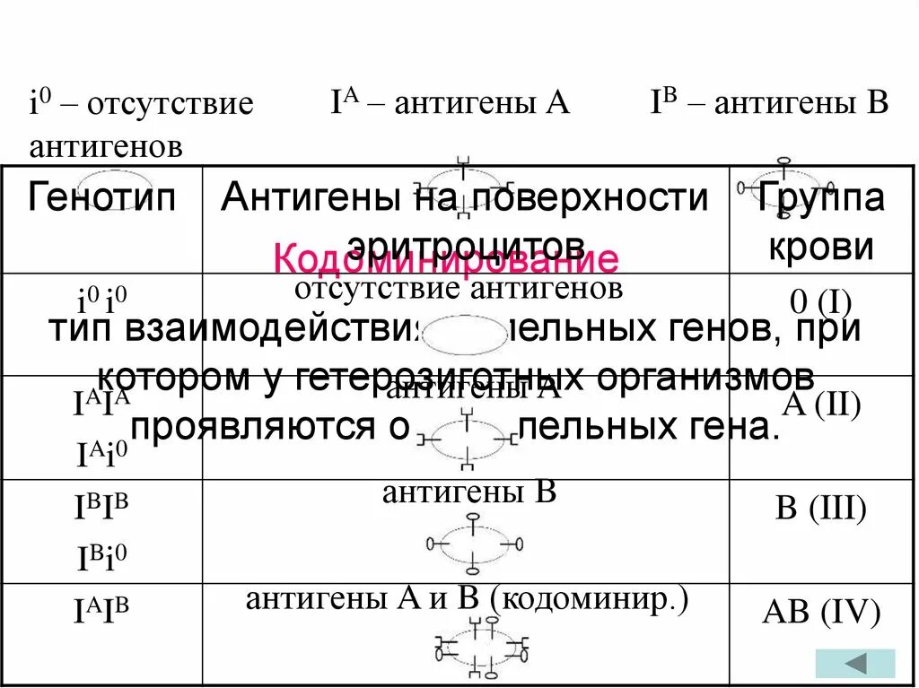 Отсутствие гена в генотипе