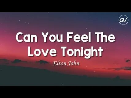 Песня can you feel tonight