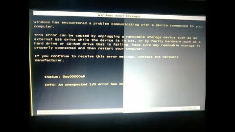 Has encountered a problem