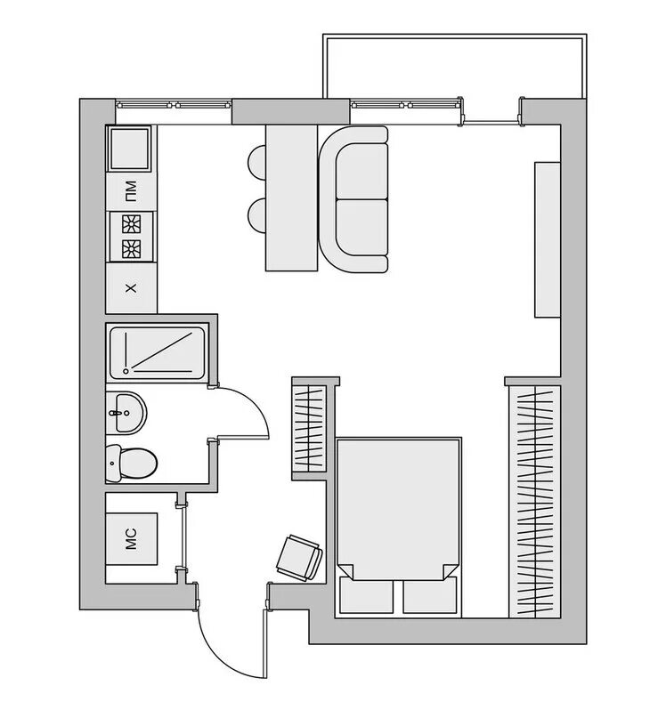 План однушки. Перепланировка однокомнатной хрущевки 30 кв.м. Планировка однокомнатной студии 30 кв.м. Хрущевка 30 кв м планировка. Планировка студии 28 м2.