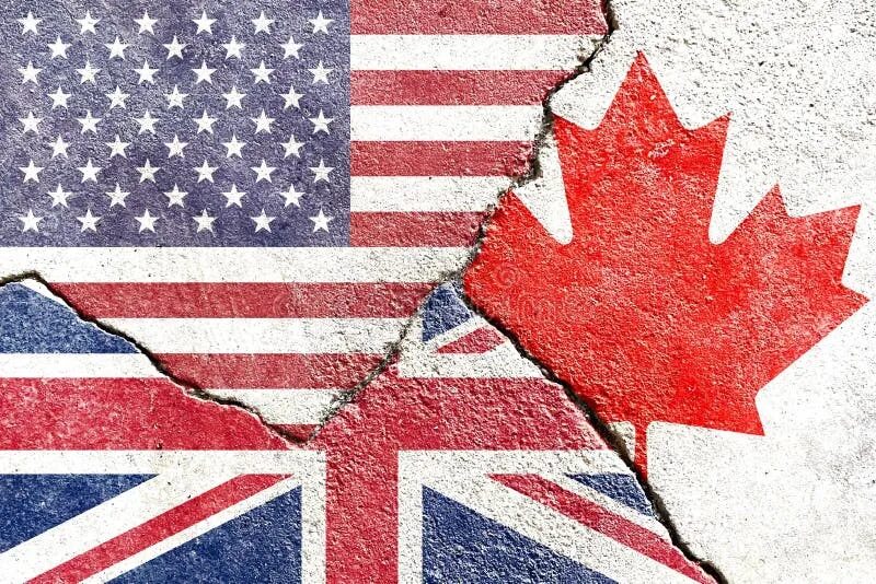 Uk ca. Канада vs США. Стена США Канада. Canada vs uk. Космонавты Великобритании и Америки , Канады, Австралии.