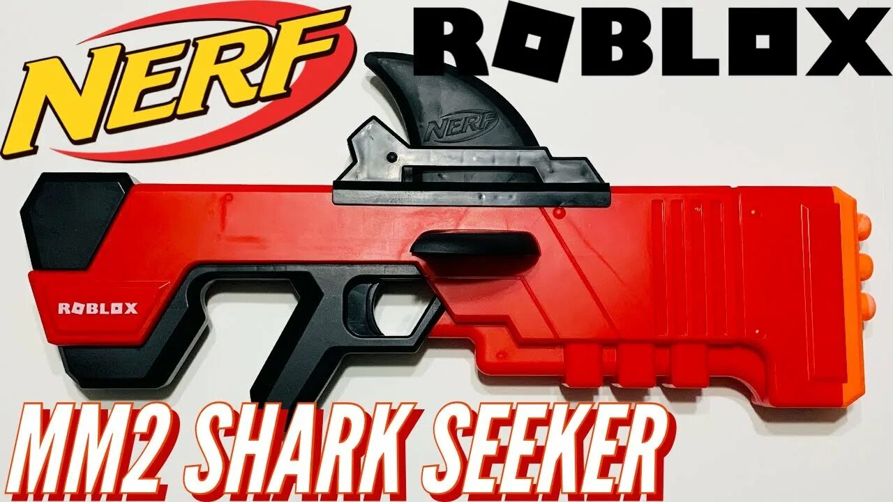 Nerf Shark mm2. Nerf mm2 Shark Seeker. Nerf Roblox mm2 Shark Seeker. Бластер НЕРФ Roblox mm2. Роблокс нерф