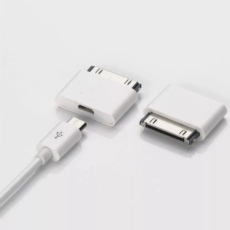 Адаптер 30 Pin Apple to USB. Зарядка на айфон 4s. Адаптер-переходник Micro USB/30-конт. BLUETHOF, для iphone 4s, 4, 3, iphone 4s, IPAD 2, 3. Адаптер зарядка Apple микро USB.