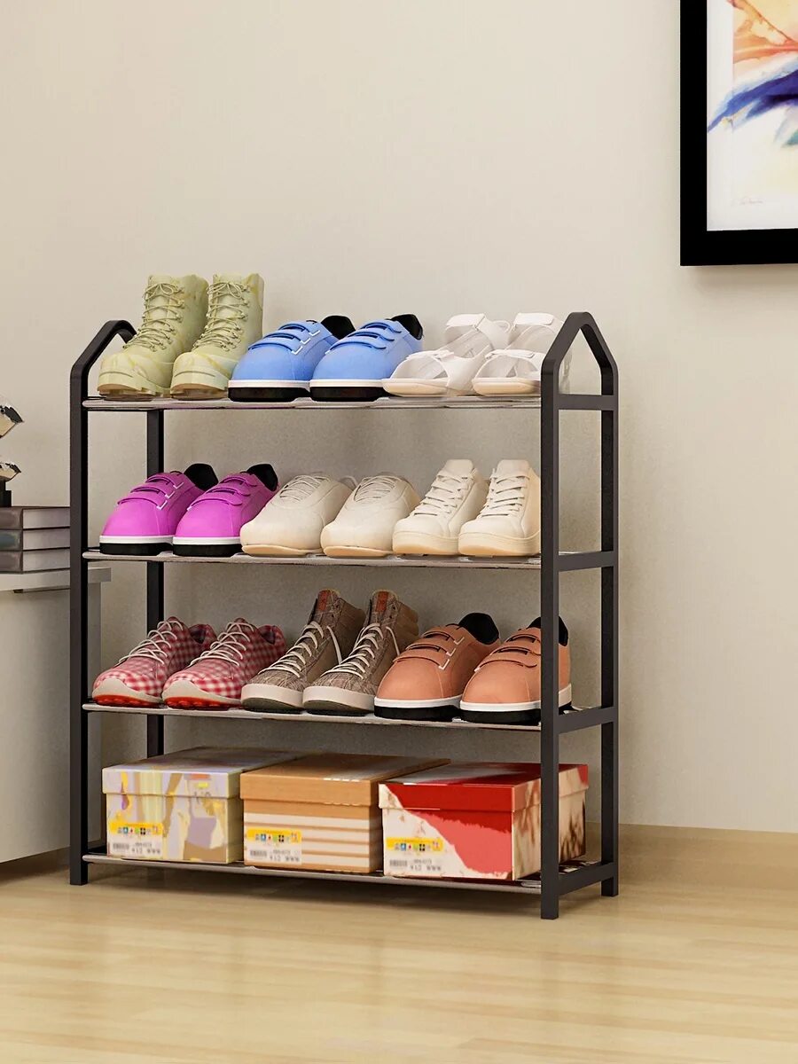 Обувницы металлические купить. Полка для обуви 4 Tier Shoe Rack. Обувница с чехлом закрытая 90х60х35 cм цвет серый. Полка для обуви на 12 пар 4tier Shoe Rack. Полка для обуви Сафир РП-511.