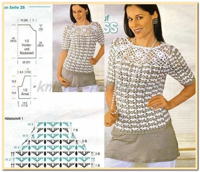 Кофточки схемы фото Летняя кофточка крючком: схема и описание. Ажурная кофточка крючком ::