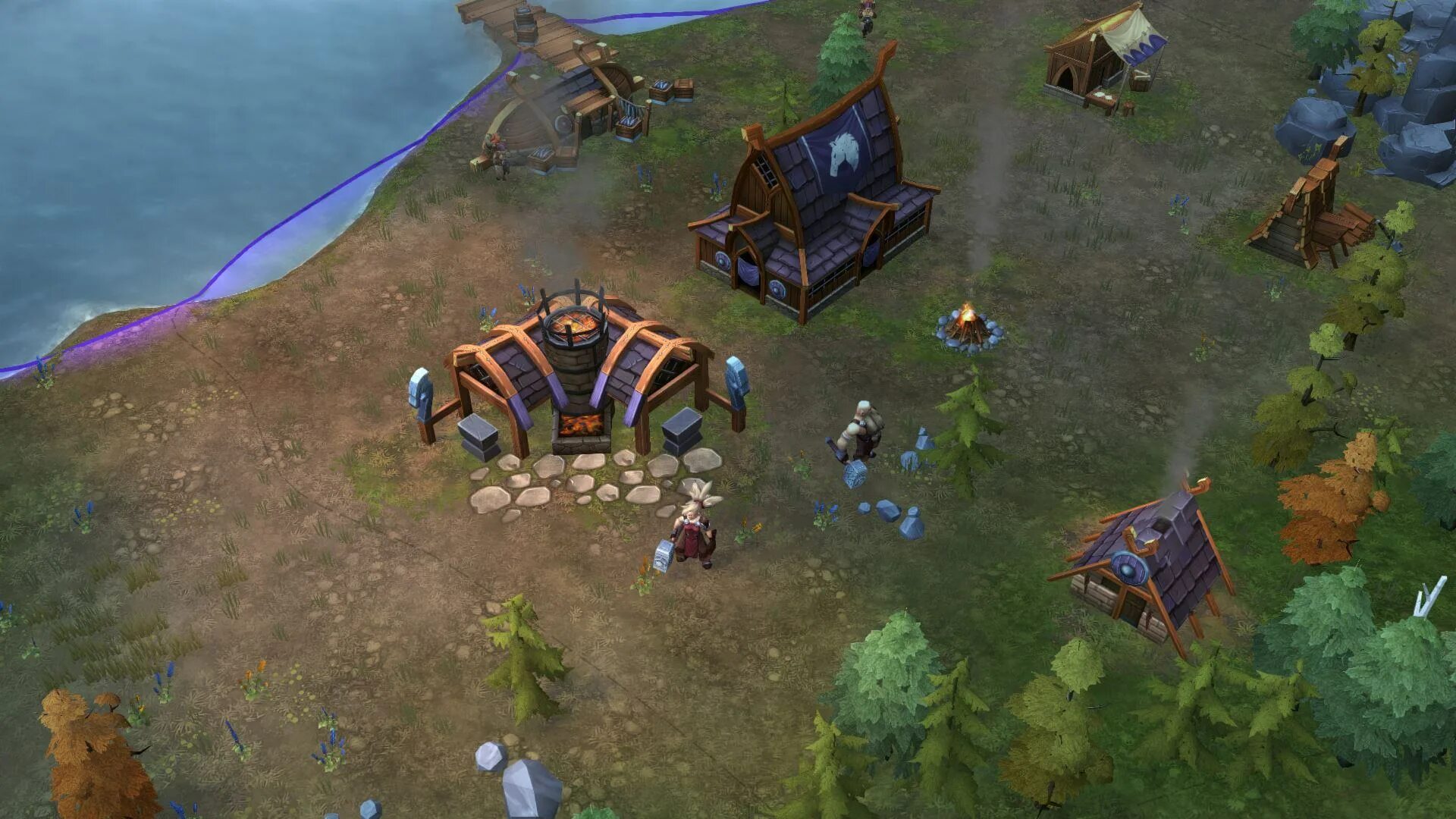 Northgard белка. Northgard gameplay. Northgard clans. Northgard рынок. Торфин northgard.