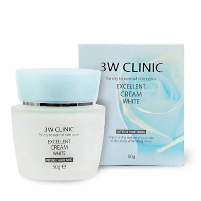 Купить осветляющий крем. 3w Clinic excellent Cream White. 3w Clinic увлажняющий крем для лица excellent White Cream 50г. [3w Clinic] крем для лица отбеливающий excellent White Cream, 50 гр. 3w Clinic крем для лица осветляющий excellent White Cream, 50g.