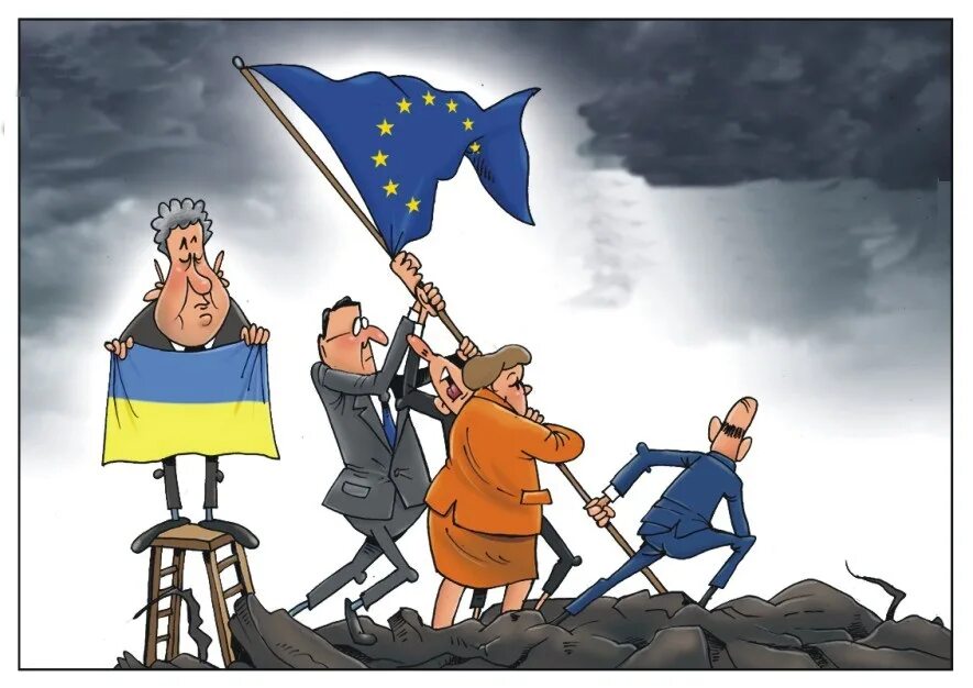 Коллективный Запад карикатура. Карикатура на Евросоюз. Украина и коллективный Запад. Венгрия-ЕС карикатура.