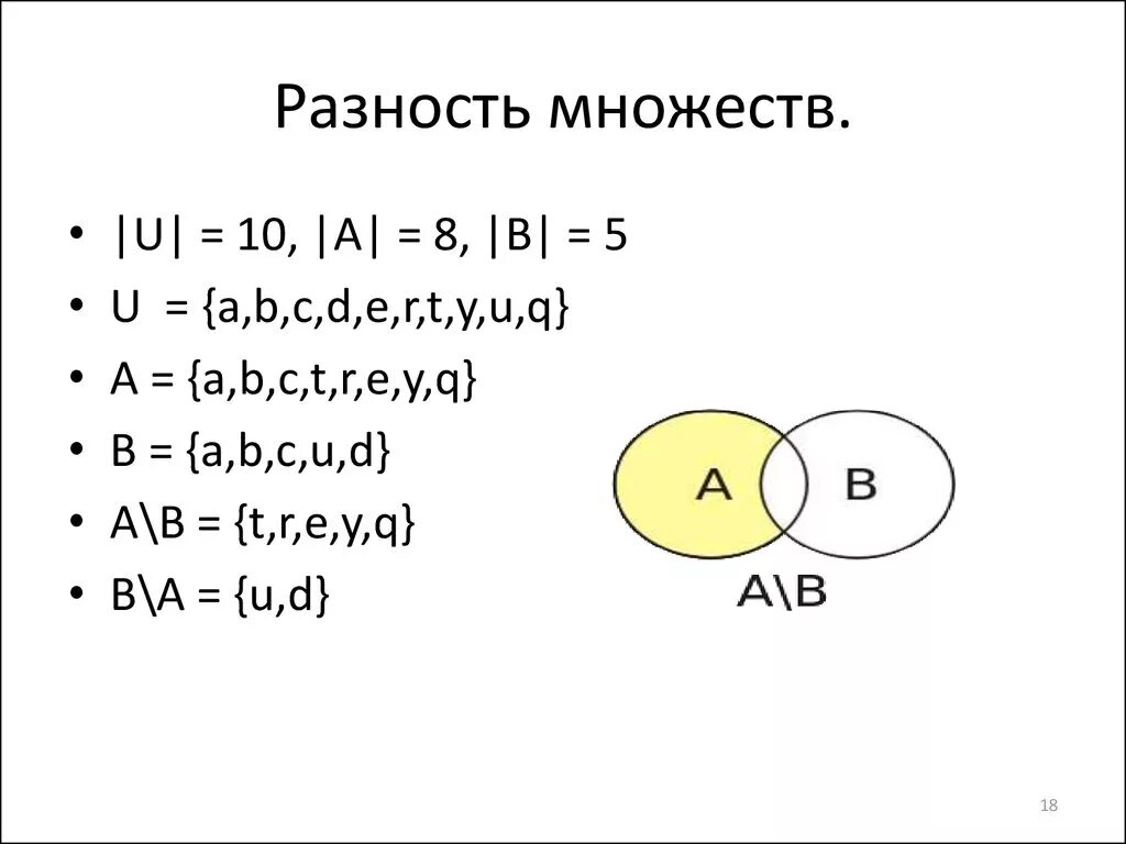 Разность двух множеств круги Эйлера. Как находится разность множеств. Разность множеств примеры. Hfpujcnm VYJ;TNCD.