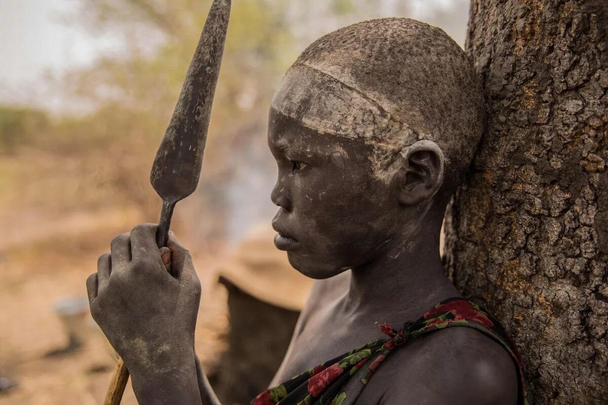 Южный Судан племя Динка. Племя Динка из Южного Судана женщины.