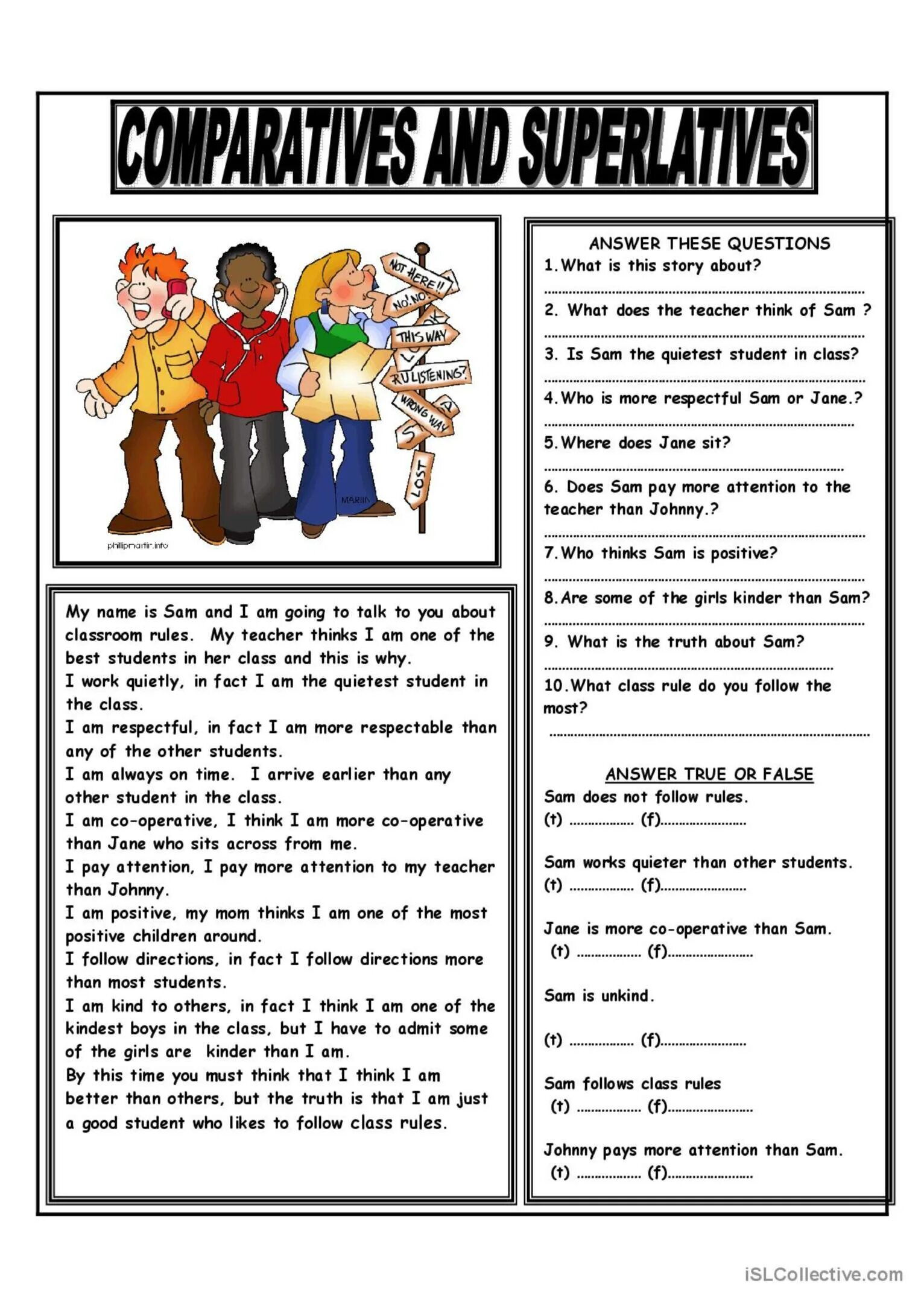 Comparatives and Superlatives текст. Comparative and Superlative reading. Comparatives and Superlatives Worksheets. Comparisons текст.