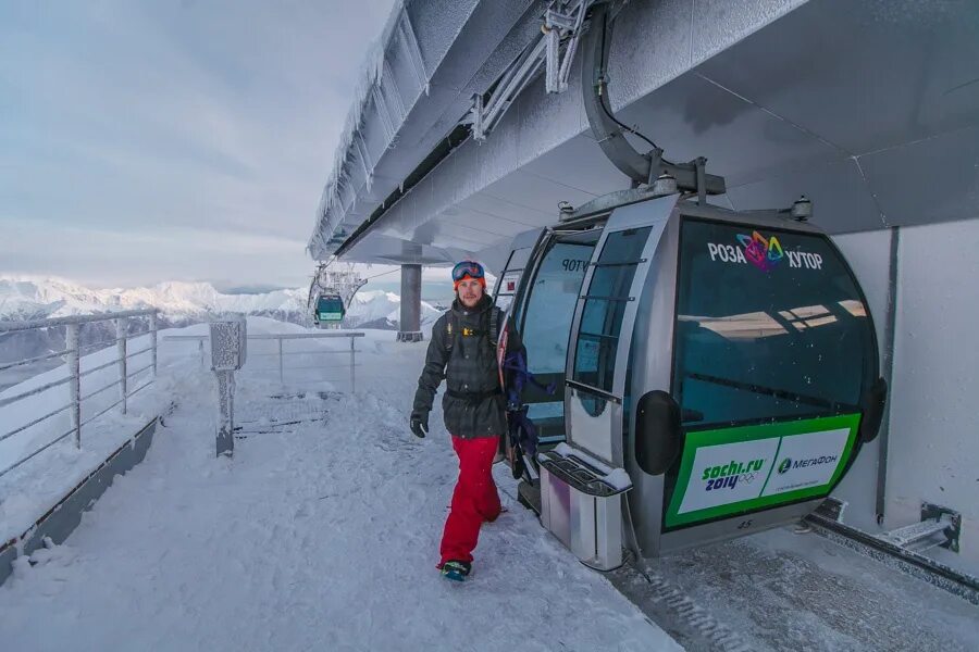 открытие подъемников. подъемник скайвэй шерегеш. канатная дорога сочи красная поляна. открытие подъемников.