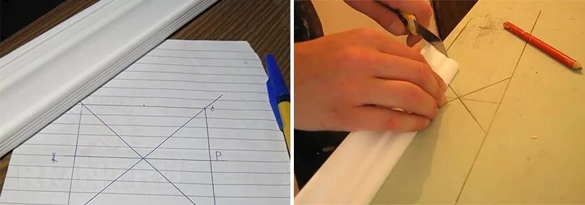 Как правильно срезать угол плинтуса. Угол 45 градусов для плинтуса потолочного. угол 45 градусов для плинтуса. плинтус под углом 45 градусов. углы под 45 градусов под плинтус.