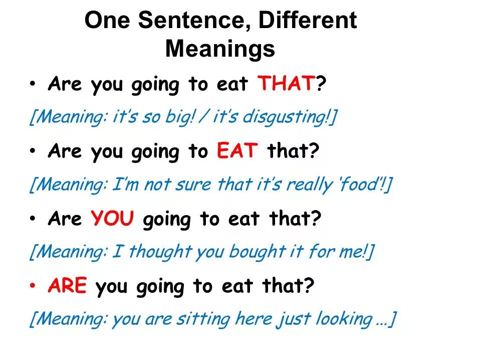 Sentence stress in English Phonetics. Pronunciation sentence stress. Intonation in English sentences. Предложение с different.