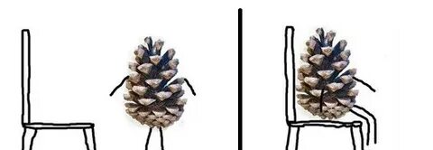 Шишка сидеть