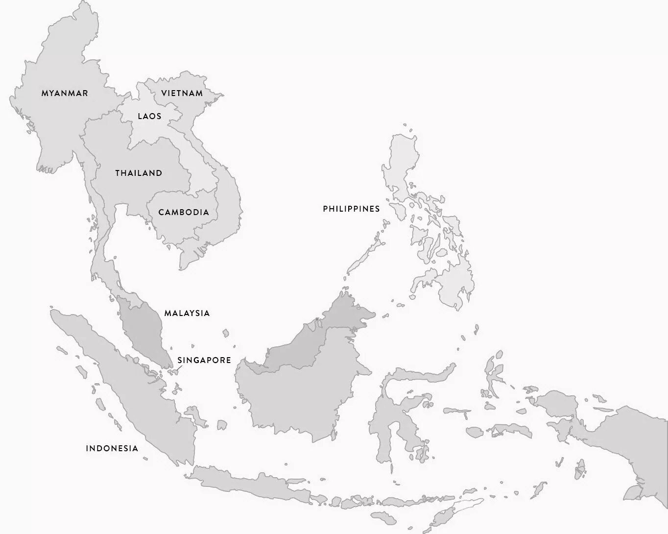 Асеан на карте. Ассоциация государств Юго-Восточной Азии на карте. Страны АСЕАН на контурной карте. Страны входящие в АСЕАН контурная карта. Юго-Восточная Азия на карте.